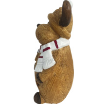 Élan décoratif avec écharpe pour la période de Noël