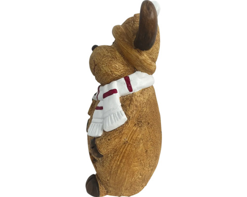 Élan décoratif avec écharpe pour la période de Noël