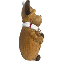 Figurine décorative renne avec enfant dans les bras