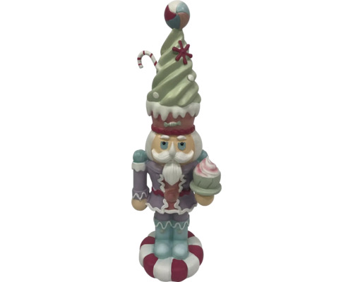 Casse-noisette décoratif en forme de friandise pour la période de Noël