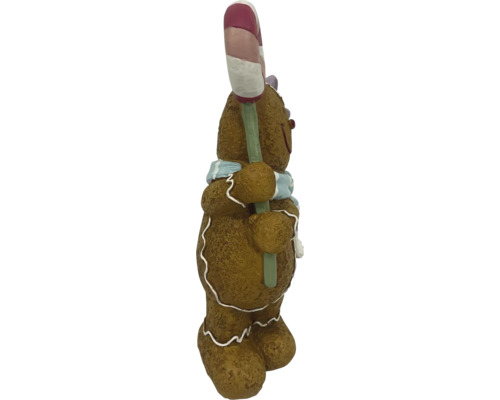 Figurine bonhomme en pain d''épices avec canne en sucre