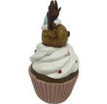 Figurine décorative renne en forme de cupcake pour la décoration de Noël