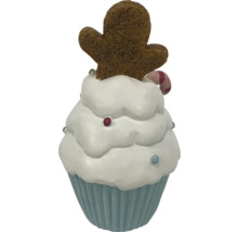 Cupcake décoratif avec bonhomme en pain d''épices pour Noël