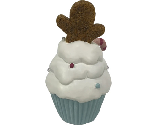 Cupcake décoratif avec bonhomme en pain d''épices pour Noël