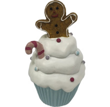 Cupcake décoratif avec bonhomme en pain d''épices pour la période de Noël