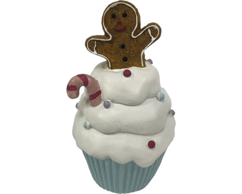 Cupcake décoratif avec bonhomme en pain d''épices pour la période de Noël