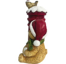 Décoration de Noël avec ours, oiseau et boîte aux lettres