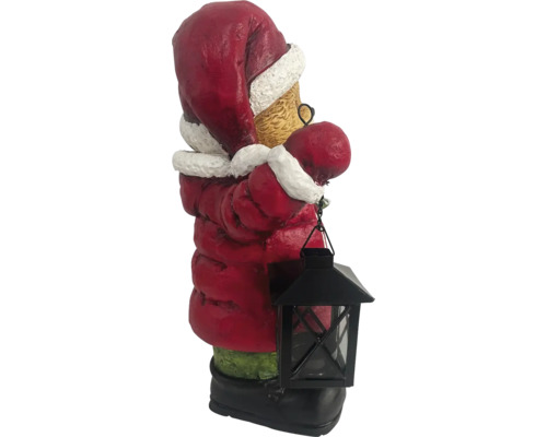 Figurine décorative de Père Noël avec lanterne comme décoration festive