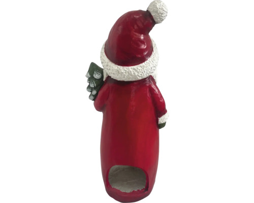 Weihnachtsmann Windlicht mit Tannenbaum