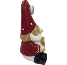 Dekorative Zwergfigur mit Mütze als Weihnachtsdekoration