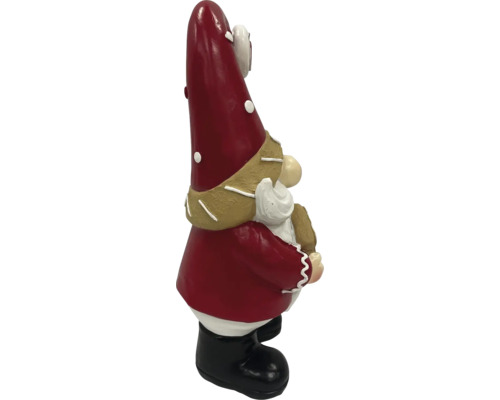 Figurine de gnome décorative avec bonnet, barbe et bottes