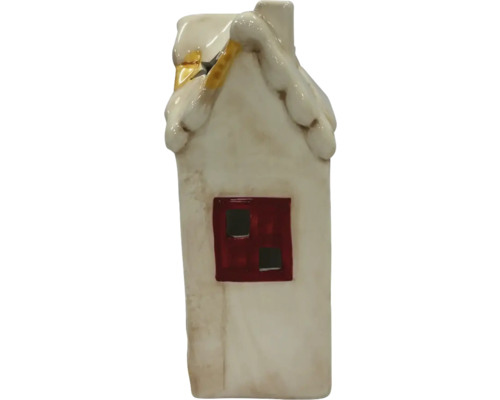 Lampe décorative en céramique en forme de maison avec fenêtre