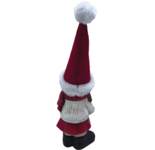 Figurine décorative Mère Noël avec bonnet pointu