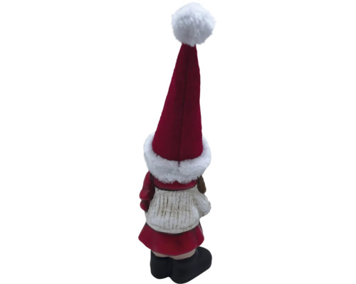 Figurine décorative Mère Noël avec bonnet pointu