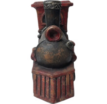 Dekorative Zug-Gartenfigur aus Kunstharz