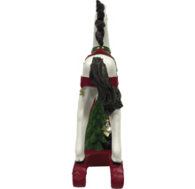 Figurine de cheval décorative avec décorations d''arbre de Noël