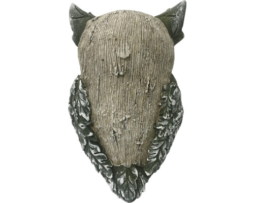 Hibou comme décoration de jardin par derrière