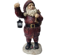 Figurine Père Noël avec lanterne