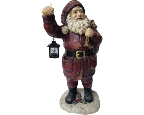 Figurine Père Noël avec lanterne