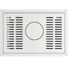 Grille de ventilation avec évidement rond