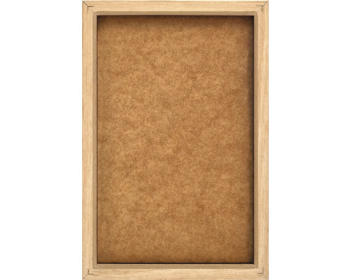 Rechteckiger Bilderrahmen mit Holzrahmen