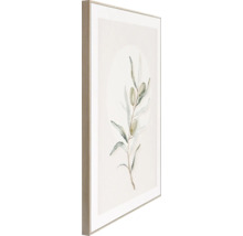 Gemälde mit Olivenzweig im Rahmen