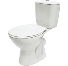 WC au sol blanc en céramique