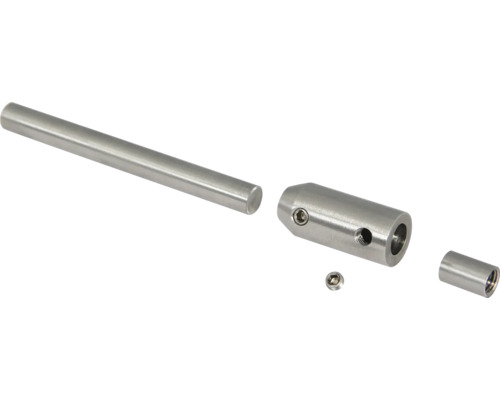 Metallseil-Halterung mit Gewinde und Schrauben