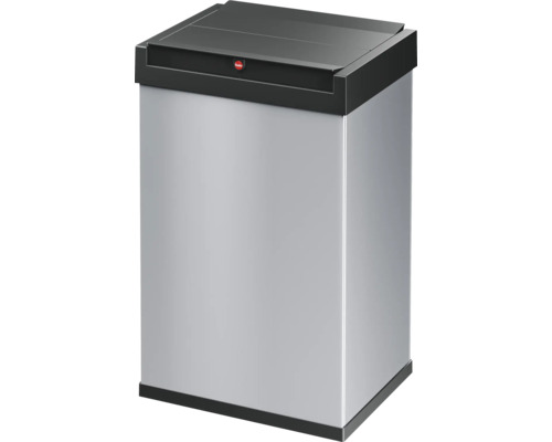 Poubelle Hailo Big-Box Swing L 35 litres argent