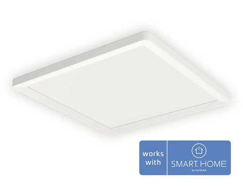 Plafonnier LED carré avec fonction Smart Home