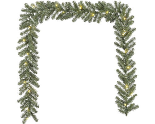 Guirlande de sapin artificielle Lafiora Colorado L 270 cm Ø 25 cm LED Guirlande de sapin décorative avec éclairage en forme de U