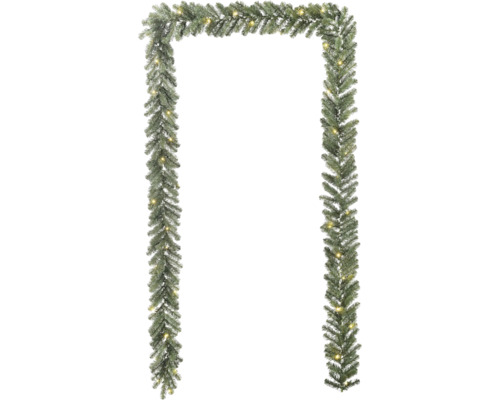 Guirlande de sapin artificielle Lafiora Colorado L 500 cm Ø 20 cm LED Guirlande de sapin décorative avec éclairage pour les fêtes.