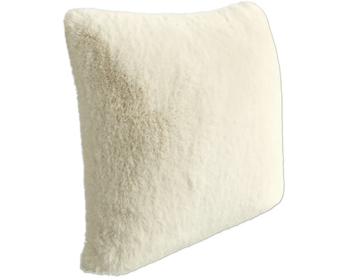 Quadratisches Kissen mit Felloptik