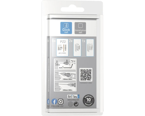 Kit d''installation de rail à clic