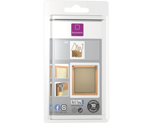 Arti Teq pack d''accessoires avec crochets et clous pour cadres photo