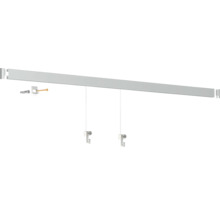 Bilderschiene All-In-One Click Rail 2 m grau
