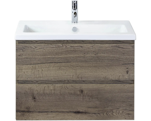 Meuble sous-lavabo avec lavabo et robinet