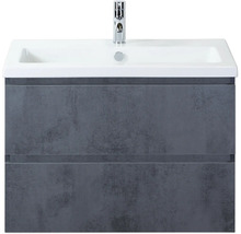 Meuble sous-lavabo avec lavabo et robinet