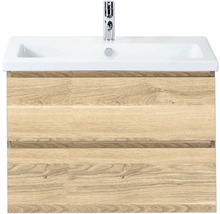 Meuble-lavabo avec deux tiroirs et vasque à poser