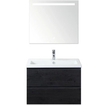 Waschtischkombination mit Spiegel und Unterschrank