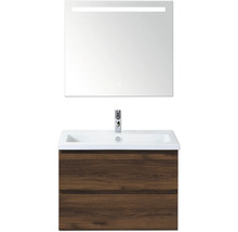 Waschtischkombination mit Spiegel und Unterschrank