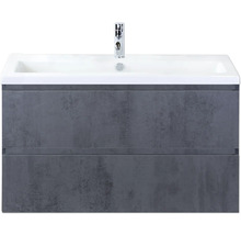 Meuble sous-lavabo avec lavabo et robinet