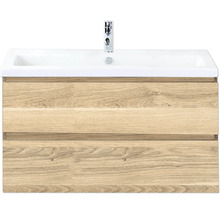 Meuble-lavabo avec meuble sous-vasque et deux tiroirs