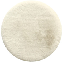 Runder Teppich mit hohem Flor