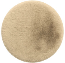 Runder Teppich aus Kunstfell