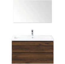 Waschtischunterschrank mit Waschbecken und Spiegel für das Badezimmer