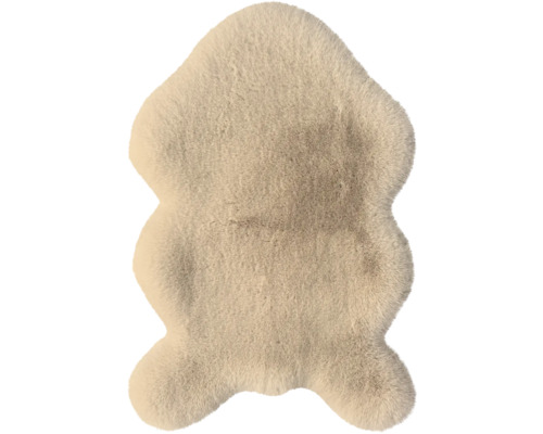 Kunstfell Romance Premium shape cuban sand 60x90 cm Fellteppich