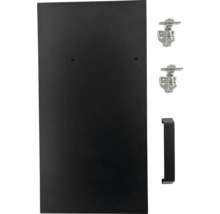 Schranktür mit Scharnieren und Griff