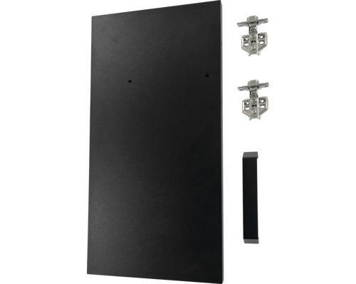 Schranktür mit Scharnieren und Griff