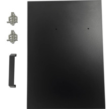 Schranktür mit Scharnieren und Griff